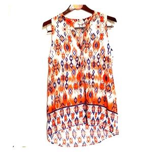 Boho Pattern Sleeveless Blouse